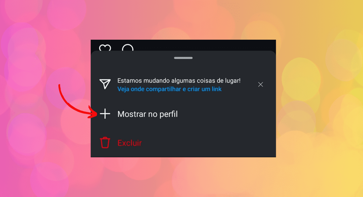 quinto passo para desativar fotos instagram