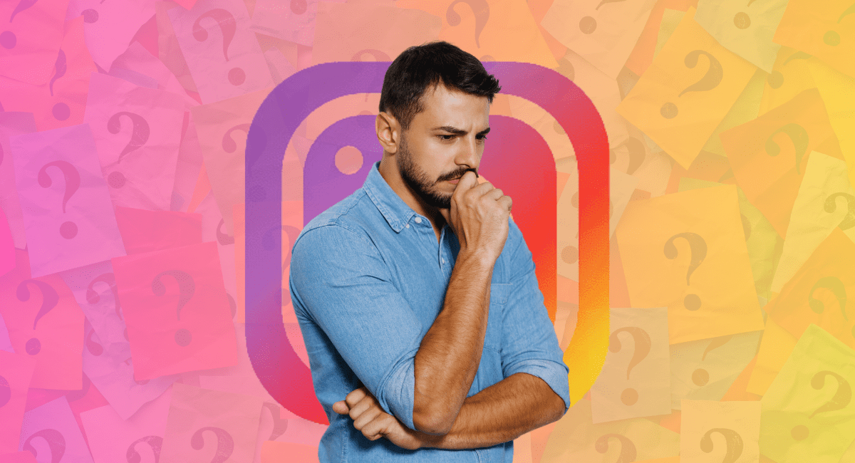 homem pensando em aprender a como tirar o online do instagram