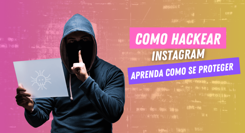 homem mostrando que hackear instagram é crime