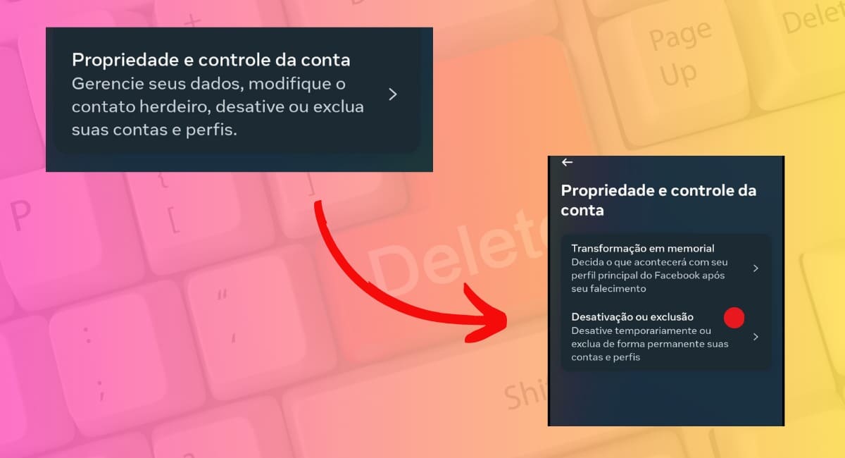 como excluir conta do Instagram