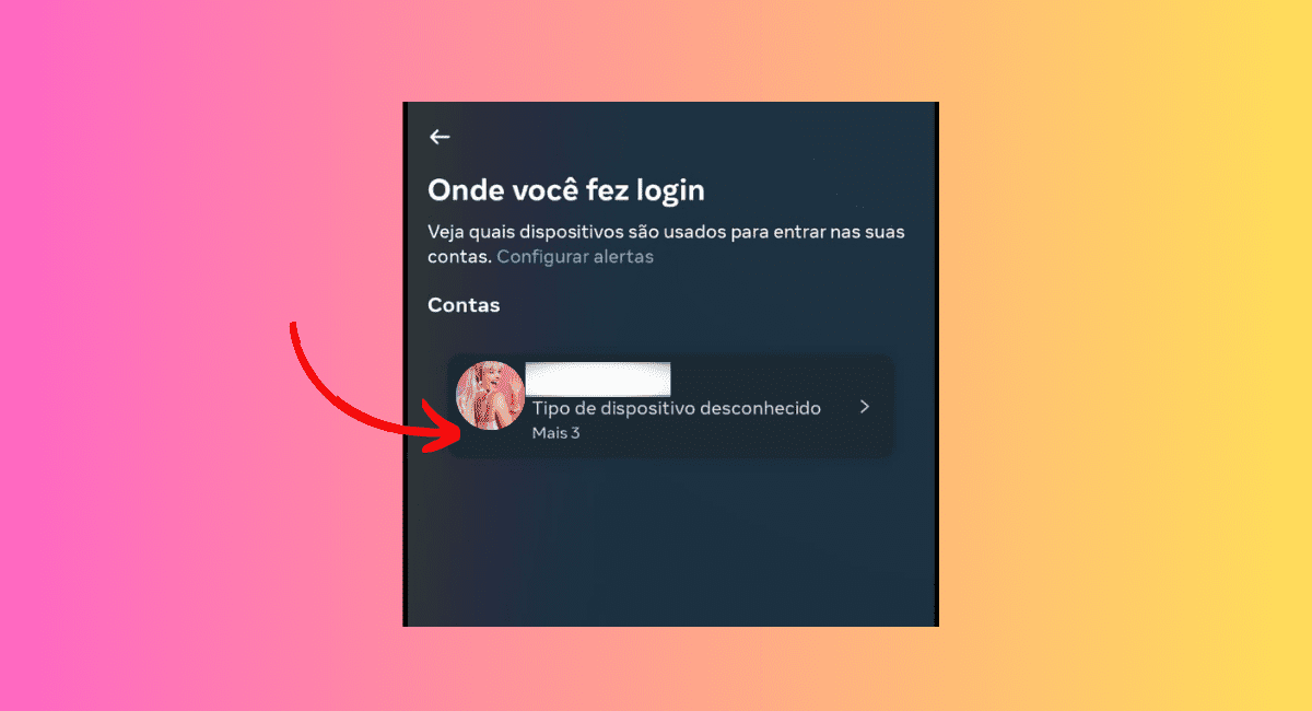 como saber quem fez login no instagram