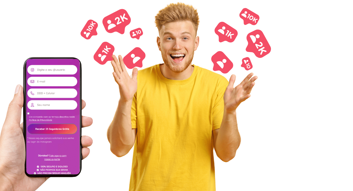 comprar seguidores teste gratis
